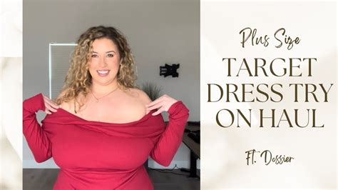 lauren sangster|PLUS SIZE TARGET DRESS TRY ON HAUL FT. DOSSIER